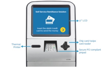 Remittance Kiosks for 24/7 customer service automation at any location.