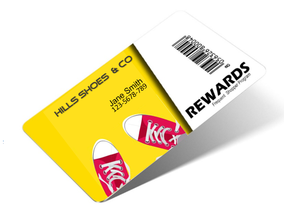 Shoe store loyalty reward card program - Aralco retail POS