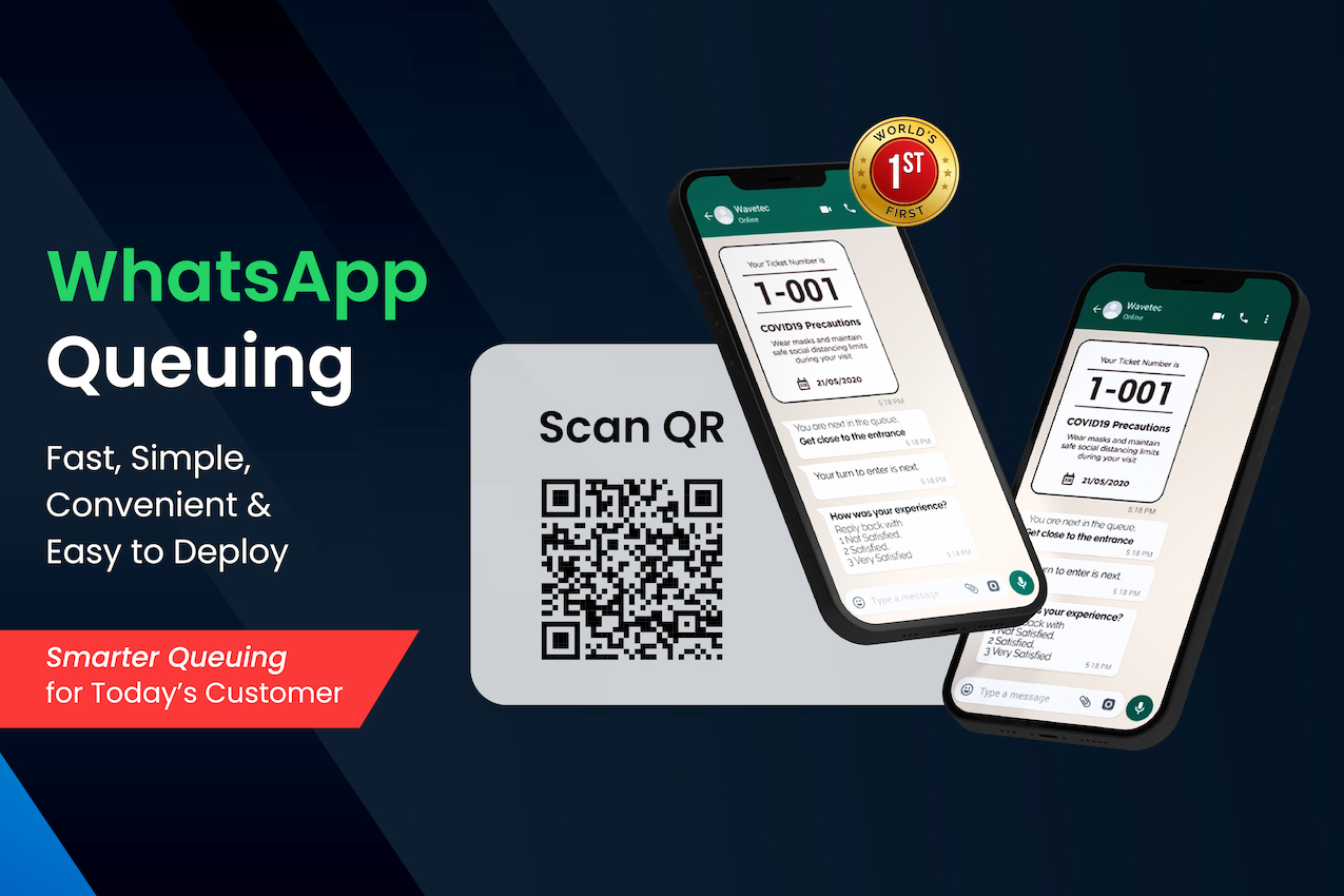 WhatsApp Queue Ticketing & Notification Systems